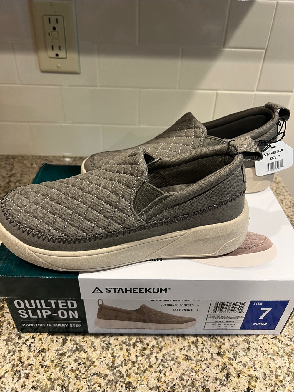 Staheekum Quilted Slip-On Loafers in Gray for Men